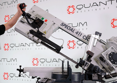 S 411 CSO: Manual Band Saw with Automatic Head Descent and Variable Speed Inverter (11-3/4" Round Tube Capacity)