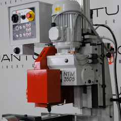 NTM 350-S: 14" Semi-Auto, Double-Column Cold Saw (4-5/8" Round Tube Capacity)