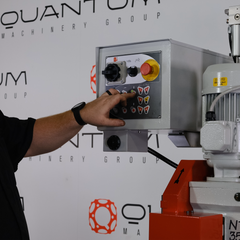 NTM 350-S: 14" Semi-Auto, Double-Column Cold Saw (4-5/8" Round Tube Capacity)