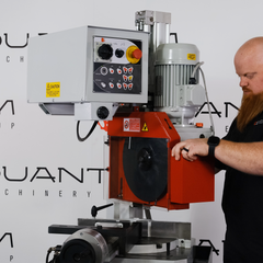 NTM 350-S: 14" Semi-Auto, Double-Column Cold Saw (4-5/8" Round Tube Capacity)