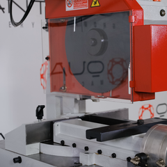 NTM 350-S: 14" Semi-Auto, Double-Column Cold Saw (4-5/8" Round Tube Capacity)