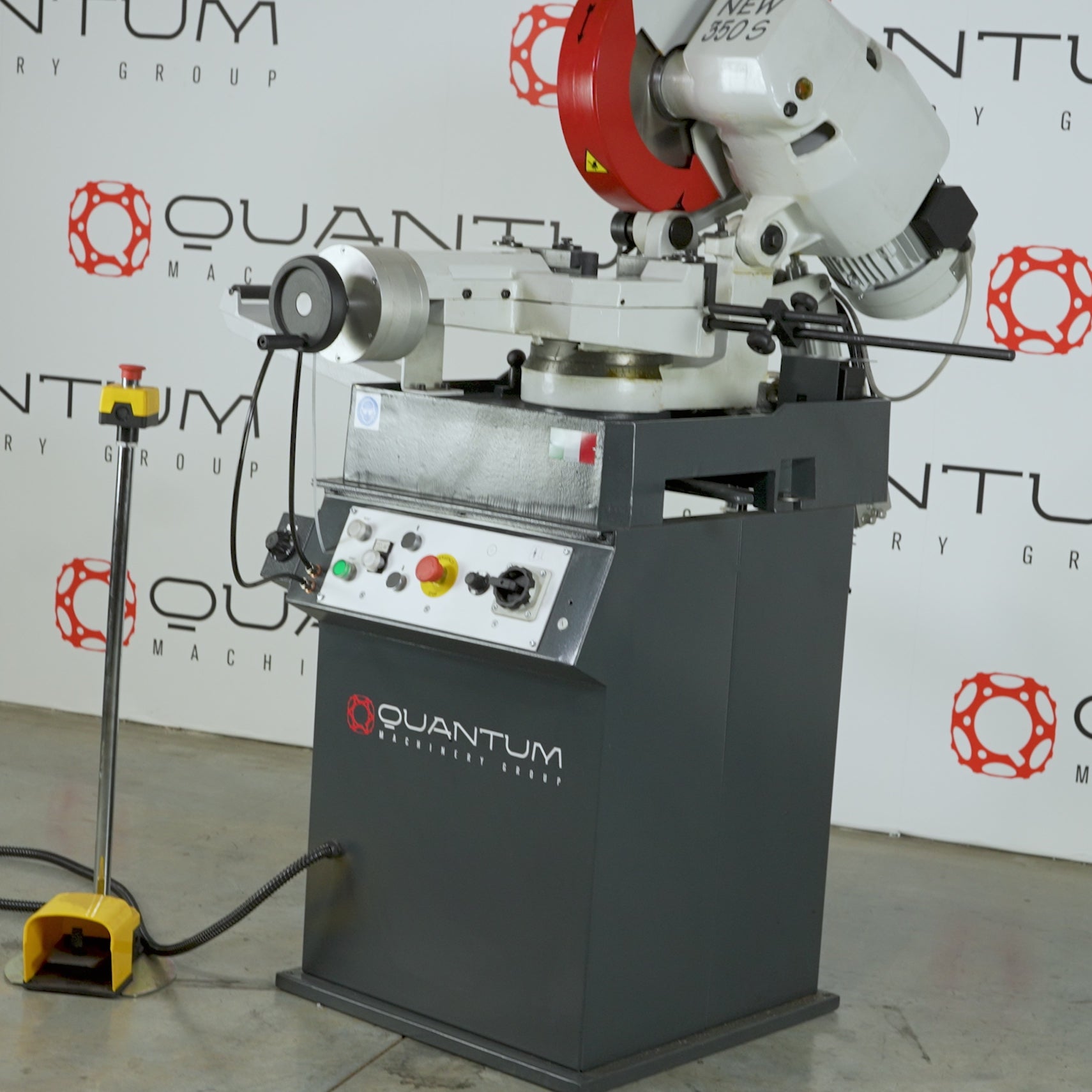 NEW 350 S: 14" Semi-Auto, Pivot-Style Cold Saw (4-1/4" Round Tube Capacity)