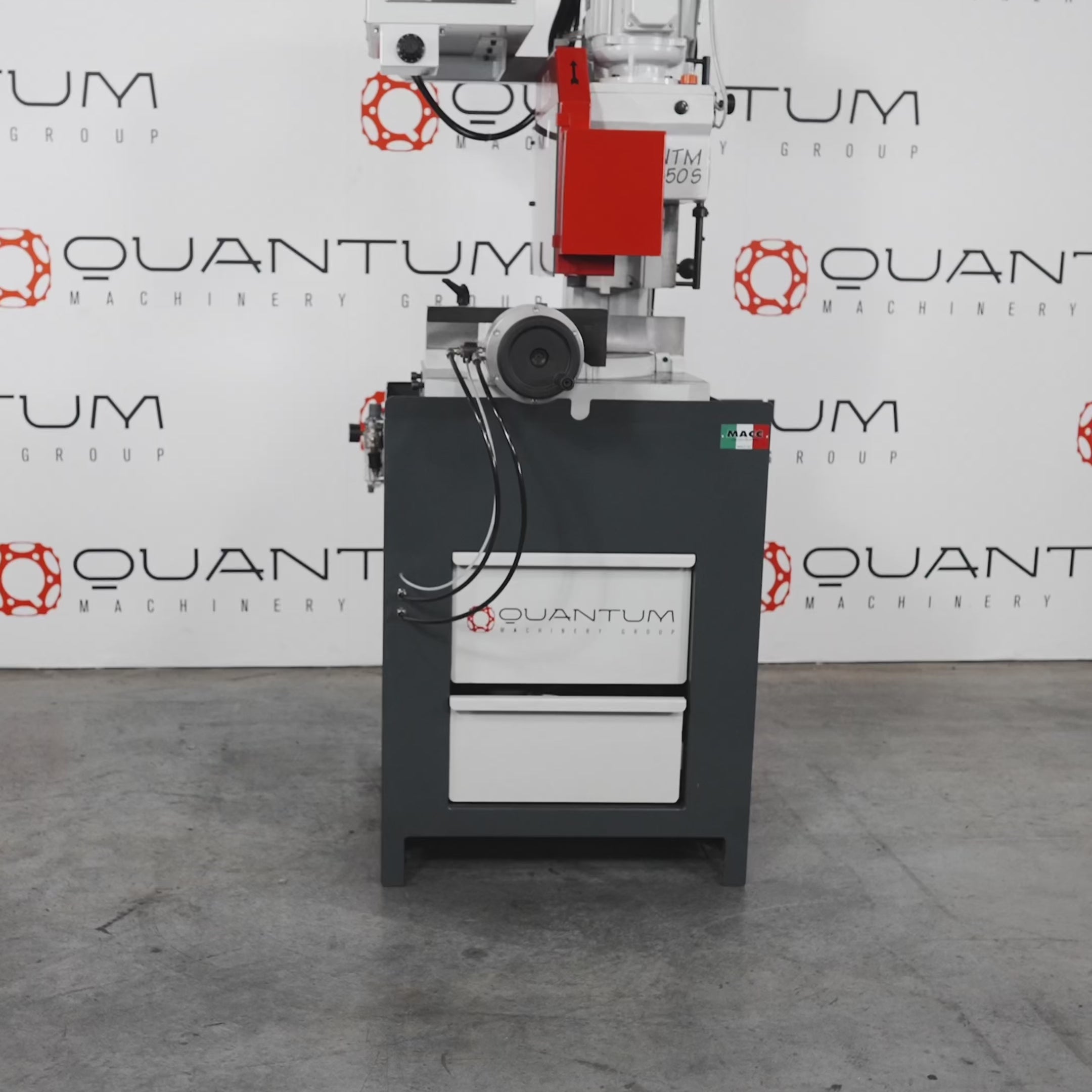 NTM 350-S: 14" Semi-Auto, Double-Column Cold Saw (4-5/8" Round Tube Capacity)