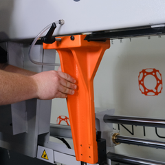 S 650 DI: Semi-Automatic Band Saw with Variable Speed Inverter (18" Round Tube Capacity)