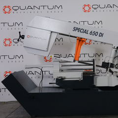 S 650 DI: Semi-Automatic Band Saw with Variable Speed Inverter (18" Round Tube Capacity)